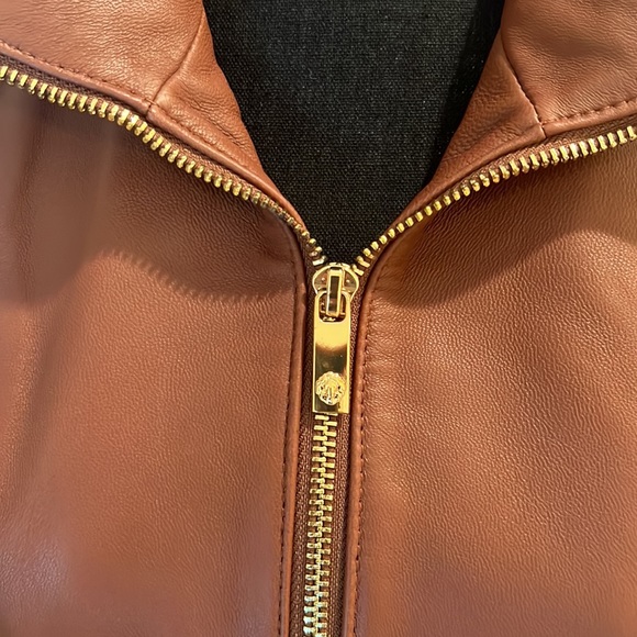 Anne Klein Leather Coat - Picture 6 of 10